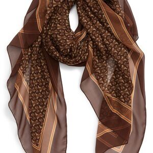 NWOT Burberry Large Silk Scarf